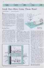 Better Homes & Gardens May 1933 Magazine Article: Look Out--Here Come Those Pests!