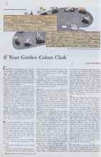 Better Homes & Gardens June 1933 Magazine Article: If Your Garden Colors Clash