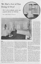Better Homes & Gardens July 1933 Magazine Article: We Had a Lot of Fun Doing It Over!