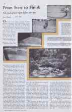 Better Homes & Gardens July 1933 Magazine Article: From Start to Finish
