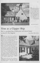 Better Homes & Gardens July 1933 Magazine Article: Trim as a Clipper Ship
