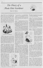 Better Homes & Gardens July 1933 Magazine Article: The Diary of a Plain Dirt Gardener