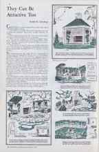 Better Homes & Gardens August 1933 Magazine Article: They Can Be Attractive Too