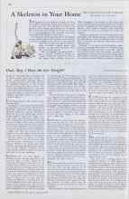 Better Homes & Gardens August 1933 Magazine Article: A Skeleton in Your Home