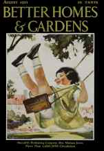 Better Homes & Gardens August 1933 Magazine Cover