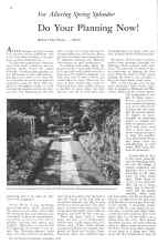 Better Homes & Gardens September 1933 Magazine Article: Do Your Planning Now!