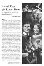 Better Homes & Gardens September 1933 Magazine Article: Round Pegs for Round Holes