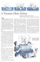Better Homes & Gardens September 1933 Magazine Article: A Treasure Chest Arrives