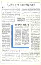 Better Homes & Gardens September 1933 Magazine Article: ALONG THE GARDEN PATH
