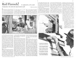 Better Homes & Gardens September 1933 Magazine Article: Red Flannels!