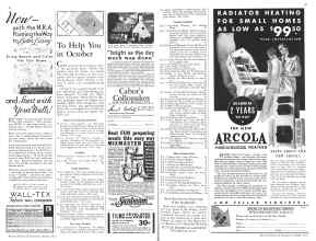 Better Homes & Gardens October 1933 Magazine Article: To Help You in October