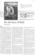 Better Homes & Gardens November 1933 Magazine Article: For the Love of Peat!