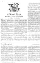 Better Homes & Gardens November 1933 Magazine Article: A Woods Picnic