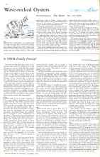 Better Homes & Gardens November 1933 Magazine Article: Wave-rocked Oysters