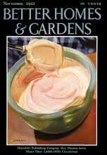 Better Homes & Gardens November 1933 Magazine Cover
