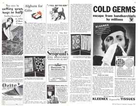 Better Homes & Gardens November 1933 Magazine Article: Afghans for Gifts