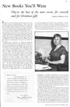 Better Homes & Gardens December 1933 Magazine Article: New Books You'll Want