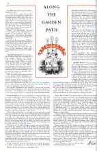 Better Homes & Gardens December 1933 Magazine Article: ALONG THE GARDEN PATH