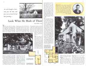 Better Homes & Gardens January 1934 Magazine Article: Look What He Made of Them!