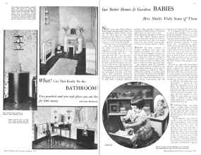 Better Homes & Gardens January 1934 Magazine Article: What! Can This Really Be the BATHROOM?