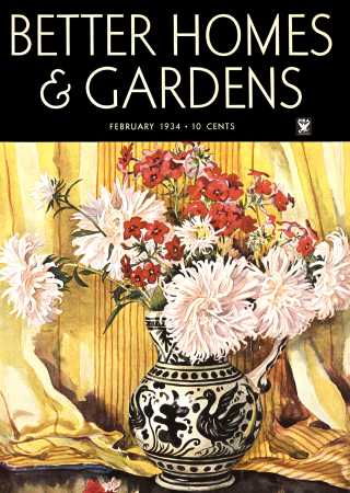 Better Homes & Gardens February 1934 Magazine Cover