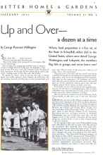 Better Homes & Gardens February 1934 Magazine Article: Up and Over-- a dozen at a time