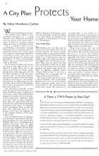 Better Homes & Gardens February 1934 Magazine Article: A City Plan Protects Your Home