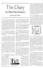 Better Homes & Gardens February 1934 Magazine Article: The Diary of a Plain Dirt Gardener