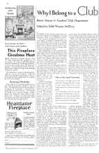 Better Homes & Gardens February 1934 Magazine Article: Why I Belong to a Club