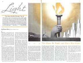 Better Homes & Gardens February 1934 Magazine Article: Light