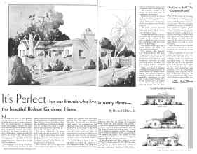 Better Homes & Gardens February 1934 Magazine Article: It's Perfect