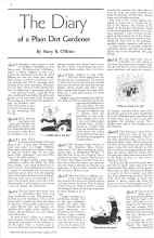Better Homes & Gardens April 1934 Magazine Article: The Diary of a Plain Dirt Gardener