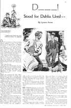 Better Homes & Gardens April 1934 Magazine Article: D--! Stood for Dahlia Until