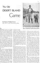 Better Homes & Gardens April 1934 Magazine Article: The Old DESERT ISLAND Game