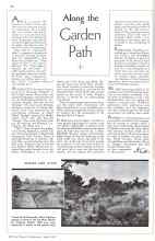 Better Homes & Gardens April 1934 Magazine Article: Along the Garden Path