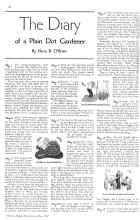 Better Homes & Gardens May 1934 Magazine Article: The Diary of a Plain Dirt Gardener