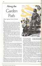 Better Homes & Gardens May 1934 Magazine Article: Along the Garden Path