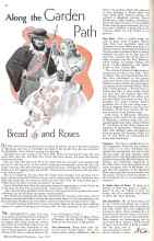 Better Homes & Gardens June 1934 Magazine Article: Along the Garden Path