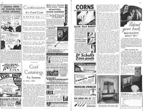 Better Homes & Gardens June 1934 Magazine Article: Cool Curtainings For Summer