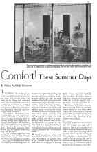 Better Homes & Gardens July 1934 Magazine Article: Comfort! These Summer Days