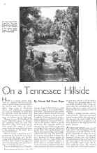 Better Homes & Gardens July 1934 Magazine Article: On a Tennessee Hillside