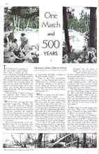 Better Homes & Gardens July 1934 Magazine Article: One Match and 500 YEARS