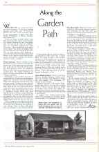 Better Homes & Gardens July 1934 Magazine Article: Along the Garden Path