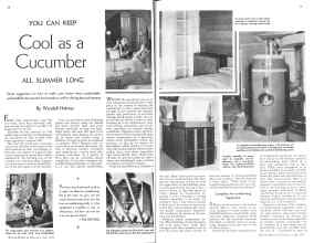 Better Homes & Gardens July 1934 Magazine Article: Cool as a Cucumber