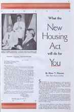 Better Homes & Gardens September 1934 Magazine Article: When National Housing Act Administrator James A. Moffett Talks About Modernization