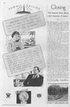 Better Homes & Gardens September 1934 Magazine Article: Closing