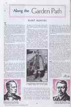 Better Homes & Gardens September 1934 Magazine Article: Along the Garden Path