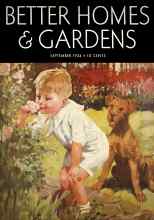 Better Homes & Gardens September 1934 Magazine Cover