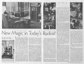 Better Homes & Gardens September 1934 Magazine Article: New Magic in Today's Radios!
