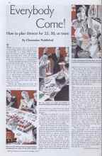 Better Homes & Gardens October 1934 Magazine Article: Everybody Come!